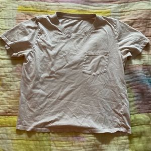 Everlane Pocket Box Cut Tee, Light Pink - S